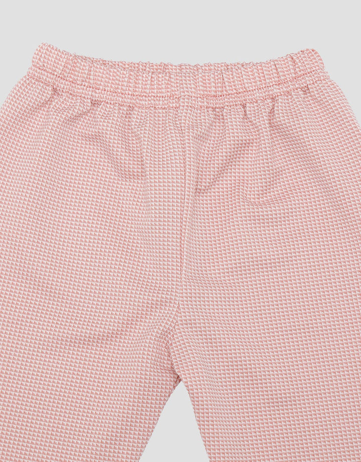 Pipiniko Ruffle Baju Set Knit Anak Perempuan