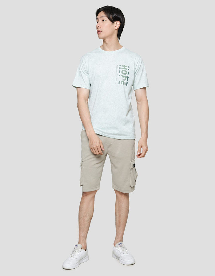 T Zone Print Hope Kaos Lengan Pendek Pria