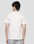 T Zone Print Optimistic Kaos Lengan Pendek Pria