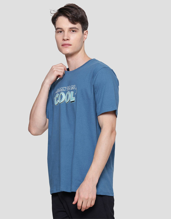 T Zone Born To Be Cool Kaos Lengan Pendek Pria