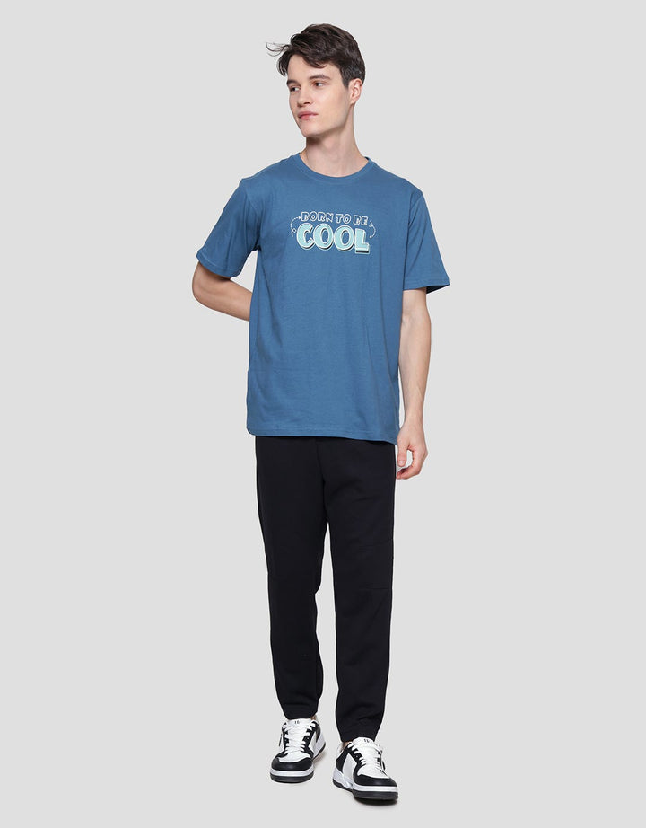 T Zone Born To Be Cool Kaos Lengan Pendek Pria