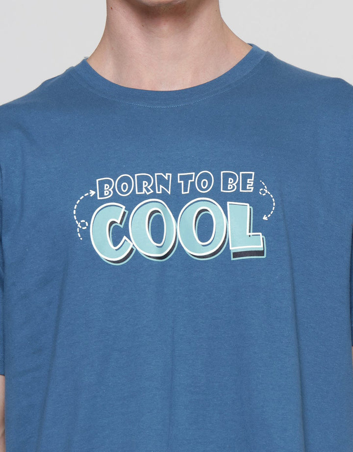 T Zone Born To Be Cool Kaos Lengan Pendek Pria