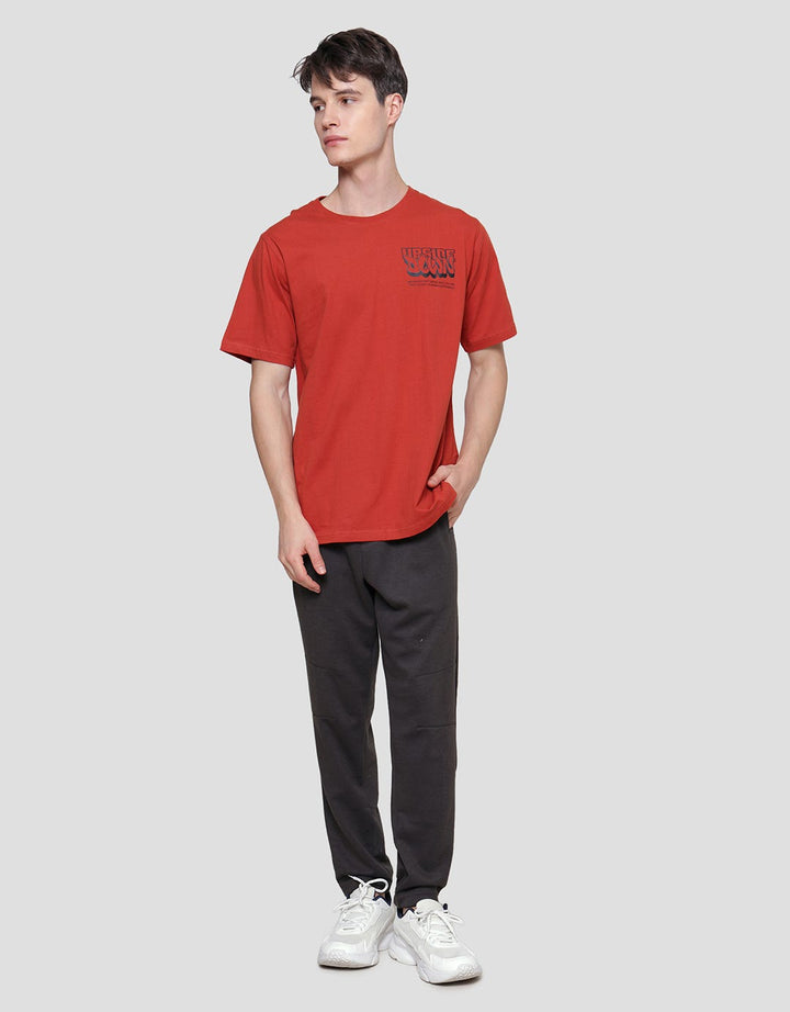 T Zone Up Side Down Kaos Lengan Pendek Pria