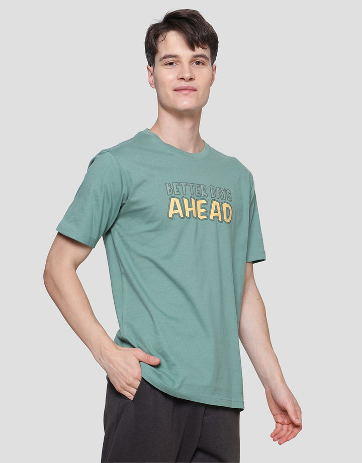T Zone Better Days Ahead Kaos Lenga Pendek Pria