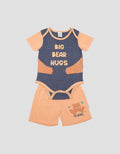 Pipiniko Big Bear Hugs Baju One Set Anak Laki-Laki