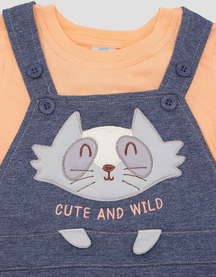 Pipiniko Fox Jumpsuit Pendek Anak Laki-Laki