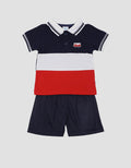 Pipiniko CNS Tricolor Set Pakaian Anak Laki-laki