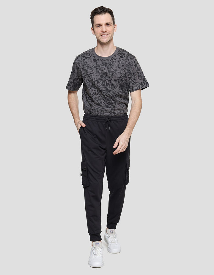 Nevada Celana Knit Cargo Jogger Pria