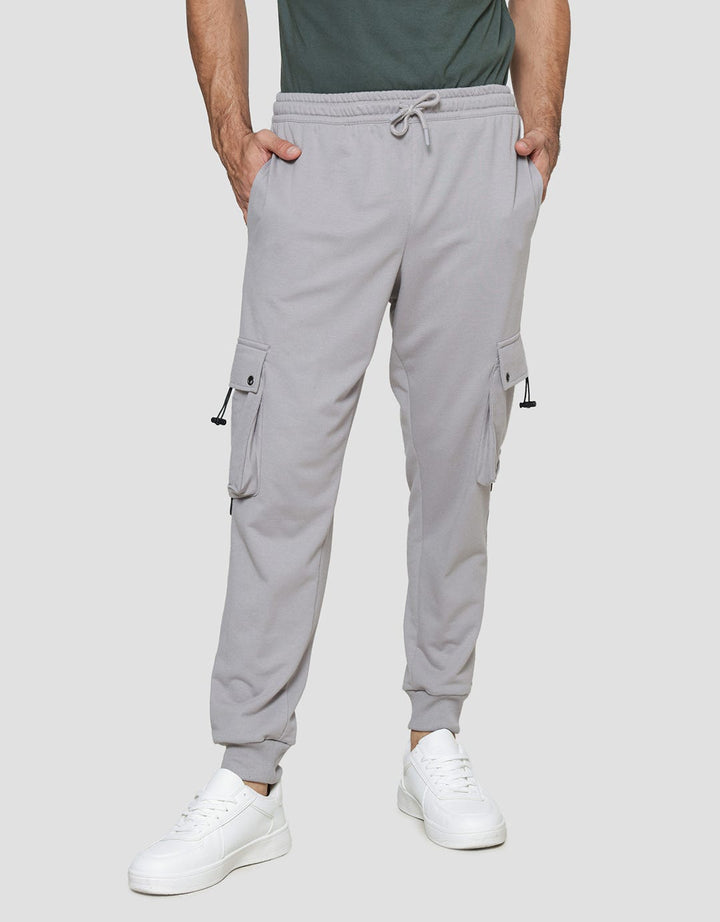 Nevada Celana Knit Cargo Jogger Pria