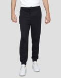 Nevada Knit With Zipper And Embro N Celana Jogger Pria