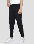 Nevada Knit With Zipper And Embro N Celana Jogger Pria