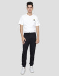 Nevada Knit With Zipper And Embro N Celana Jogger Pria