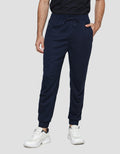 Nevada Knit With Zipper And Embro N Celana Jogger Pria