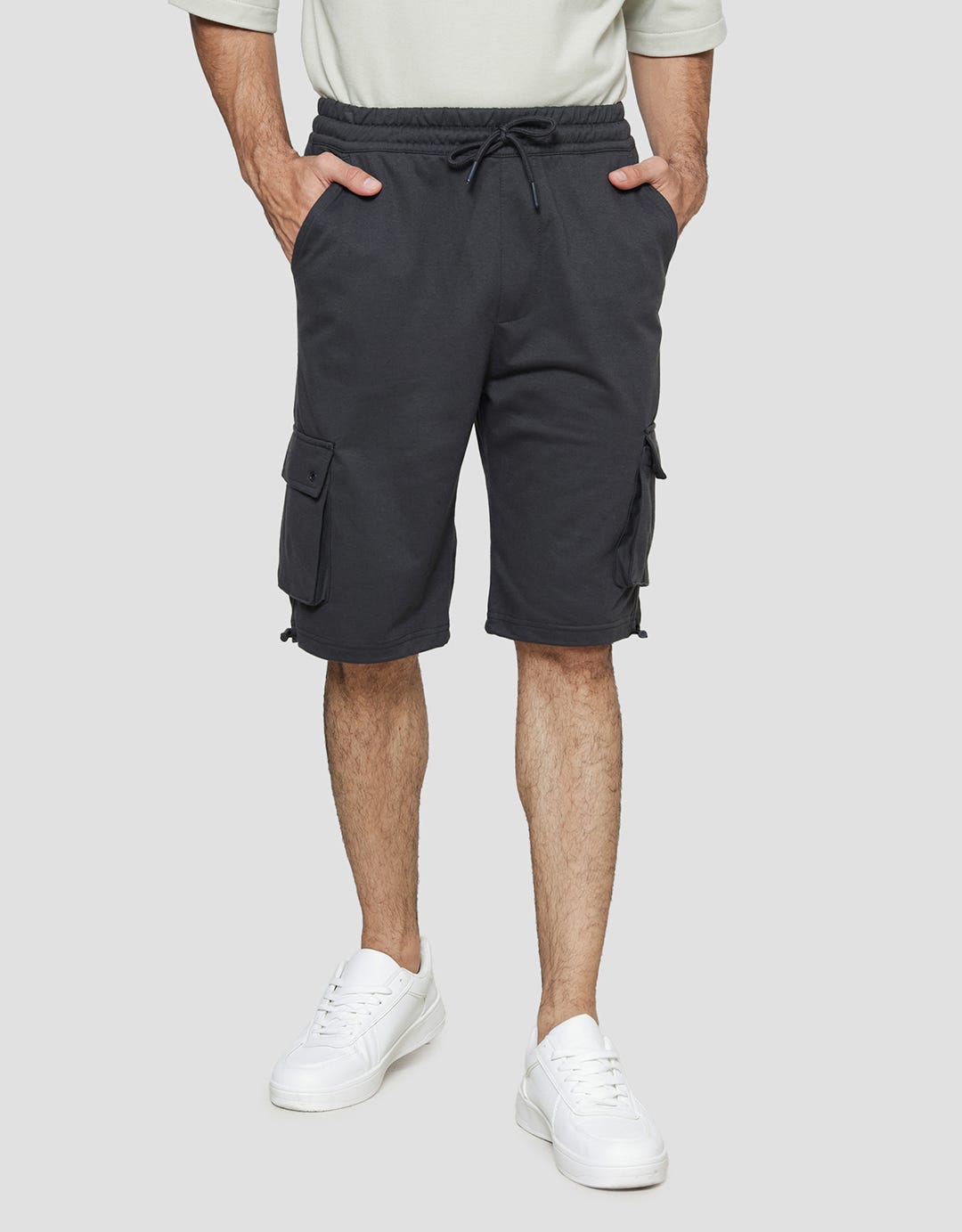 Nevada Knit Cargo With Stopper Celana Pendek Pria