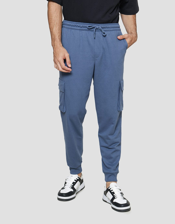 Nevada Celana Knit Cargo Jogger Pria