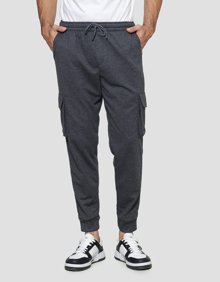 Nevada Celana Knit Cargo Jogger Pria