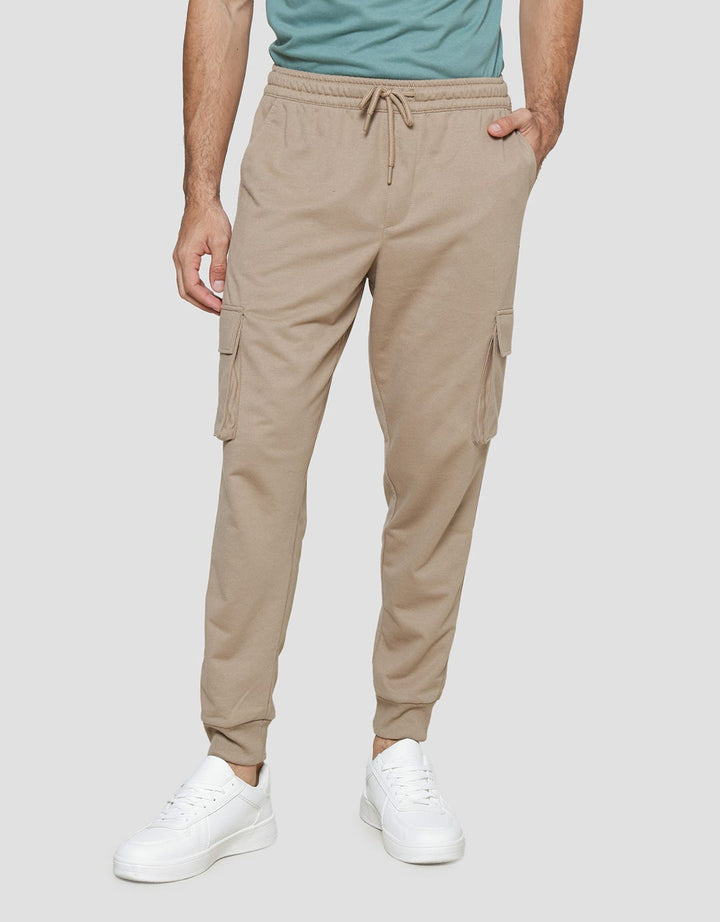 Nevada Celana Knit Cargo Jogger Pria