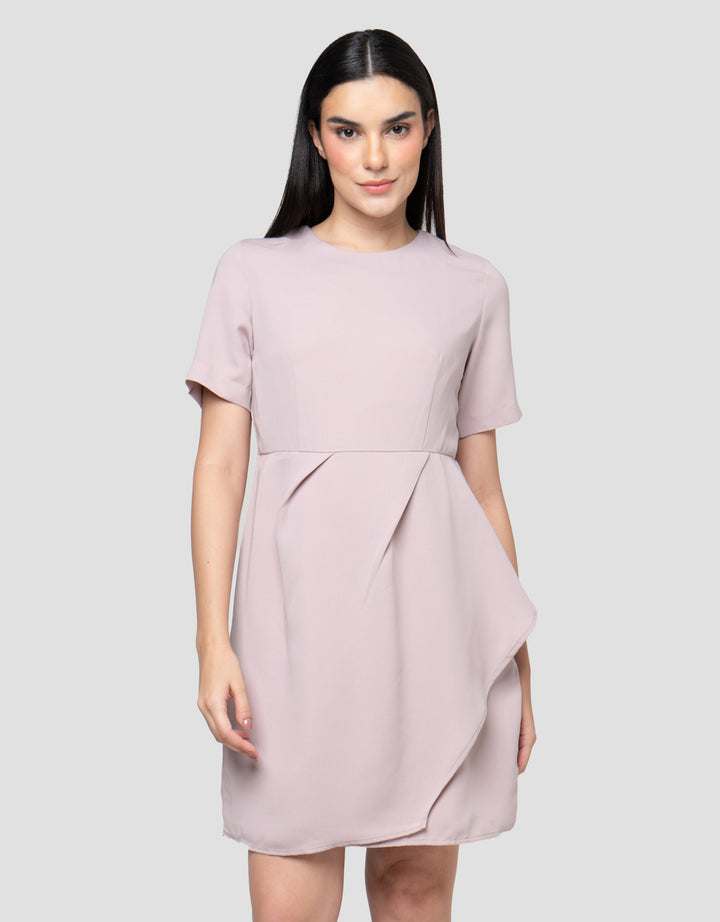 Cardinal Femme Elegan Dress Wanita