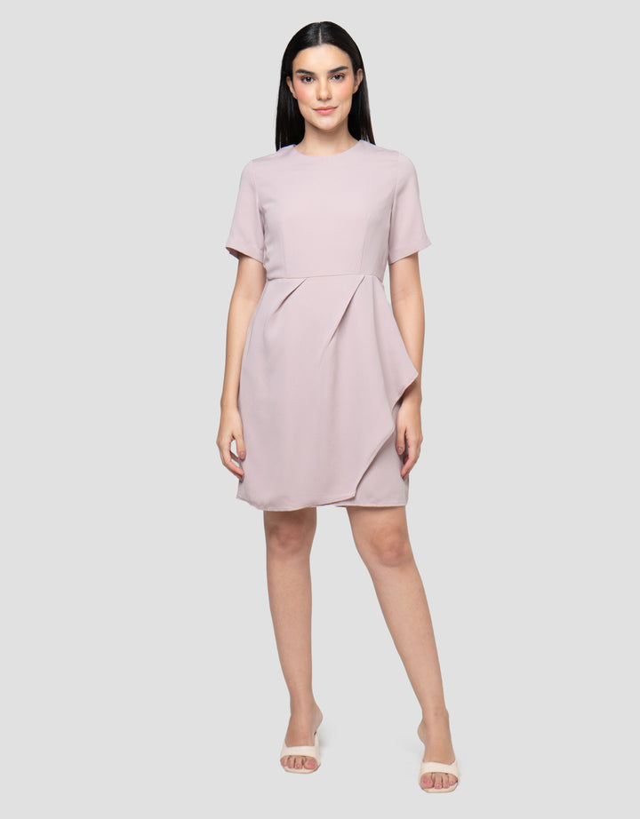 Cardinal Femme Elegan Dress Wanita