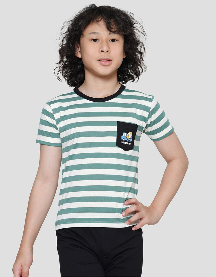 Little M Stripe Yarn Boys Clothing Set