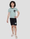 Little M Stripe Yarn Boys Clothing Set