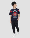 Aero The Dream Team Print Kaos Lengan Pendek Anak Laki-Laki