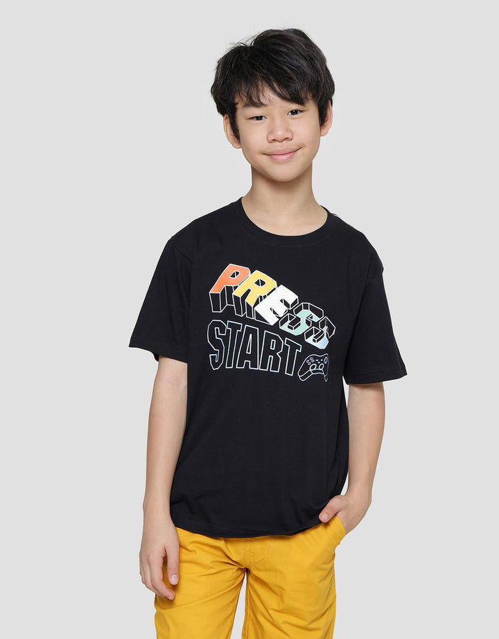 Aero Press Start Kaos Lengan Pendek Anak Laki-Laki