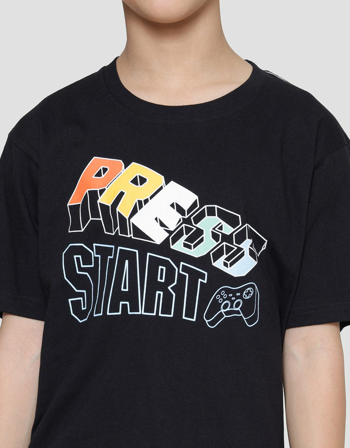 Aero Press Start Kaos Lengan Pendek Anak Laki-Laki