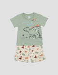 Pipiniko Jersey Dino Roar Baju One Set Anak Laki-Laki