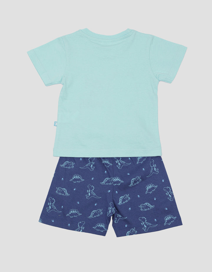 Pipiniko Jersey Cutesaurs Setelan Anak Laki-laki