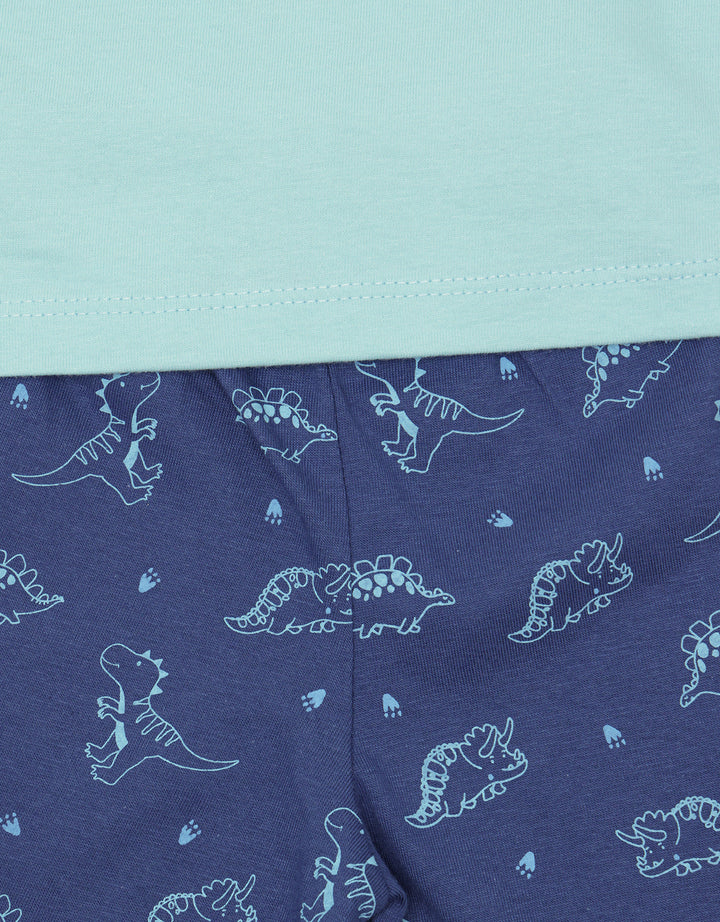 Pipiniko Jersey Cutesaurs Setelan Anak Laki-laki