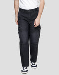 Nevada Big Pocket Cargo Malvin Celana Denim Pria