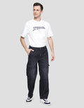 Nevada Big Pocket Cargo Malvin Celana Denim Pria