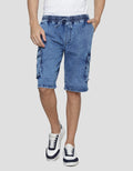 Nevada Denim Recycle Cargo Panther Celana Pendek Pria