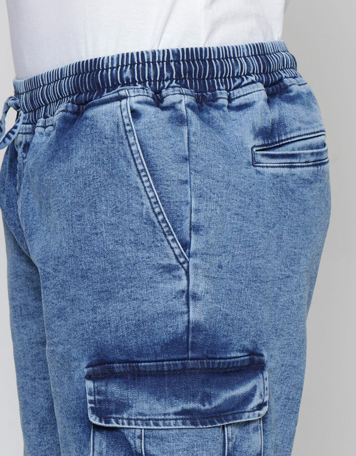 Nevada Denim Recycle Cargo Panther Celana Pendek Pria
