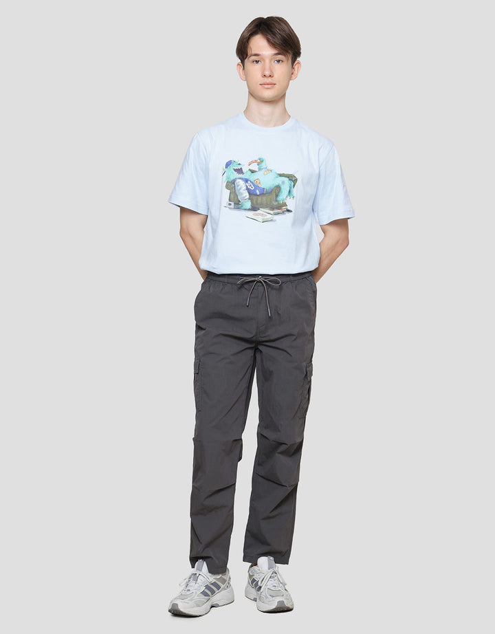 Nevada Nylon Cargo Ploi Knee Celana Panjang Pria