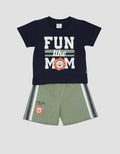 Pipiniko Jersey Fun Like Mom Baju One Set Anak Laki-Laki