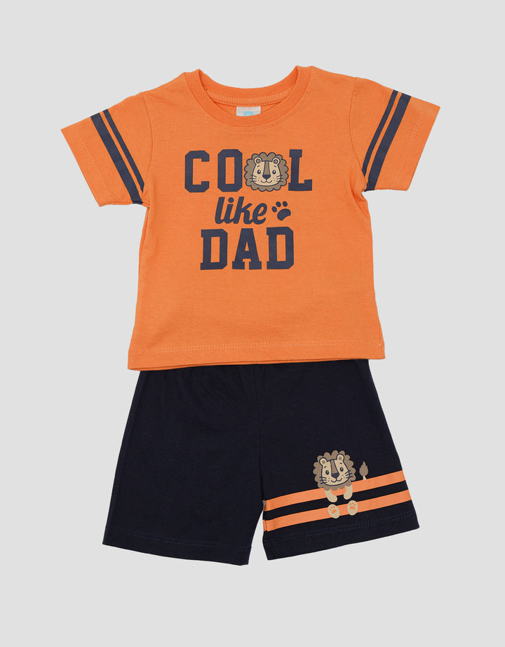 Pipiniko Jersey Cool Like Dad Set Setelan Anak Laki-laki