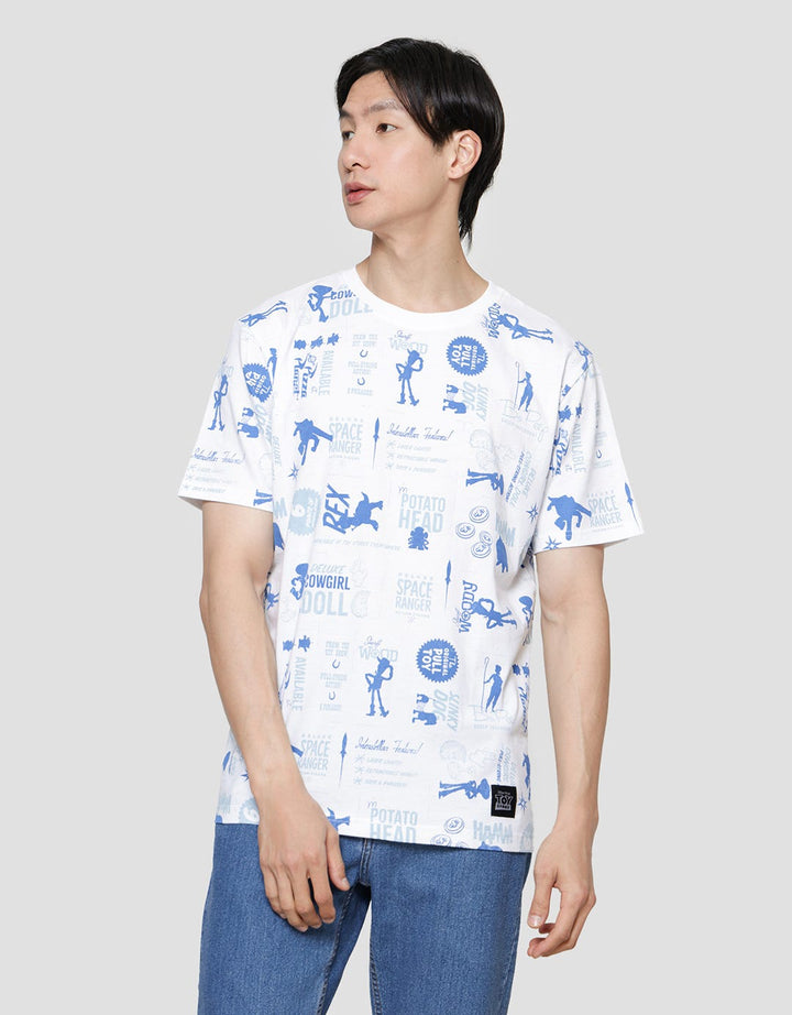 Disney Toy Story Aop Kaos Casual Pria