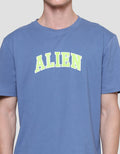Disney Alien Wording Kaos Casual Pria