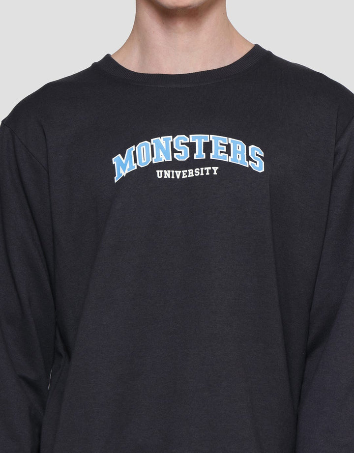 Disney Monsters University Wording Sweater Pria
