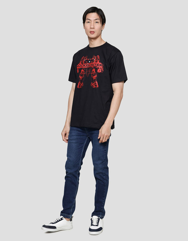 Marvel Hulkbuster Outline Puff Men's Short Sleeve T-Shirt