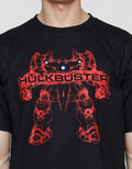 Marvel Hulkbuster Outline Puff Men's Short Sleeve T-Shirt