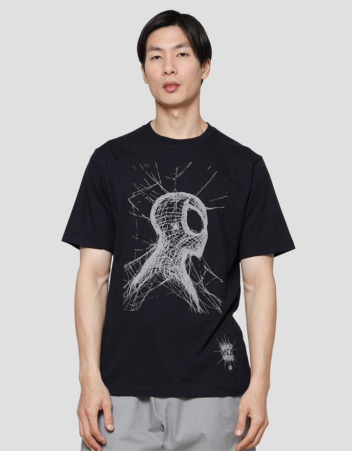 Marvel Spiderman Face Casual Men's T-Shirt