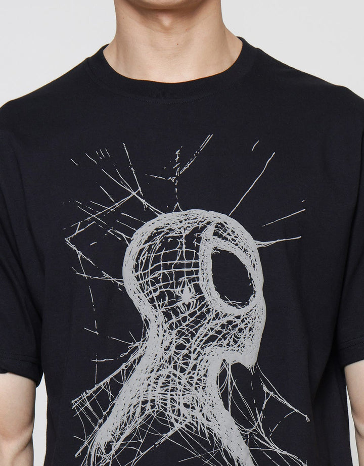 Marvel Spiderman Face Casual Men's T-Shirt