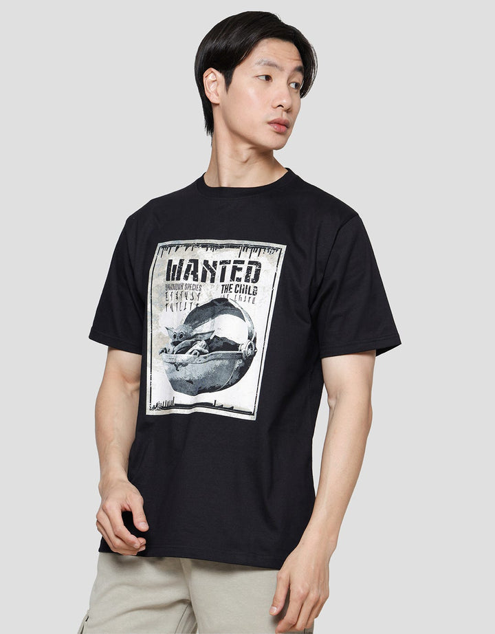 Star Wars Wanted Grogu The Child Post Men's T-Shirt