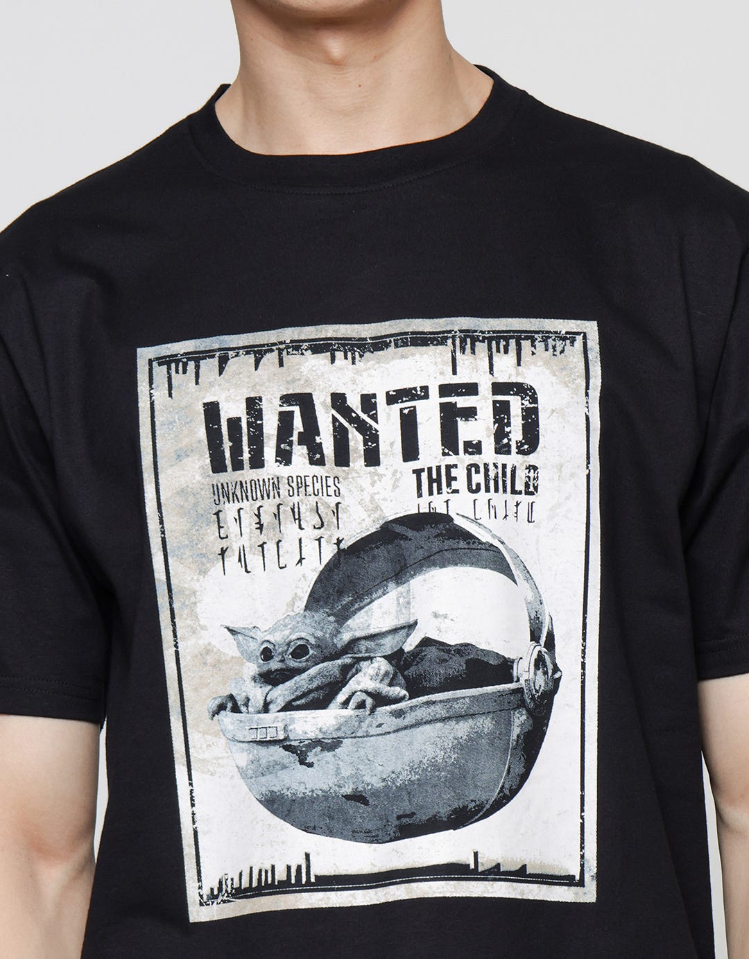 Star Wars Wanted Grogu The Child Post Men's T-Shirt