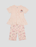 Disney Minnie Peplum Set Pakaian Anak Perempuan
