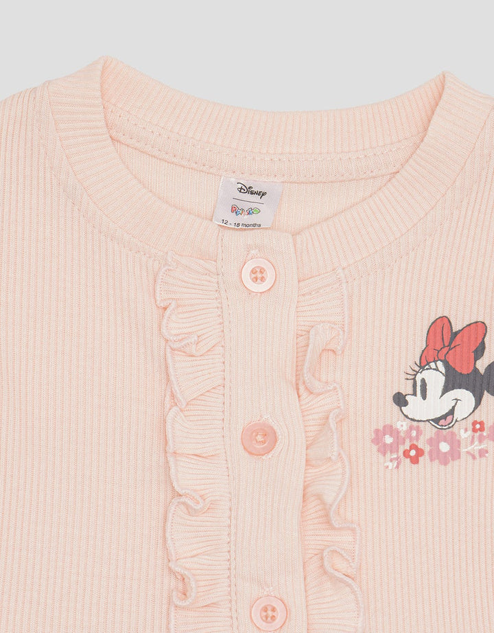 Disney Minnie Peplum Set Pakaian Anak Perempuan
