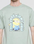 Nevada Minions Print Kaos Casual Pria